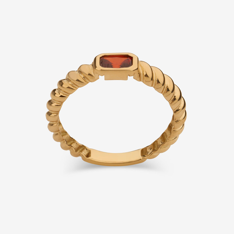 انگشتر طلا 18 عیار زنانه روبی آرت گالری مدل 326877 سایز 53