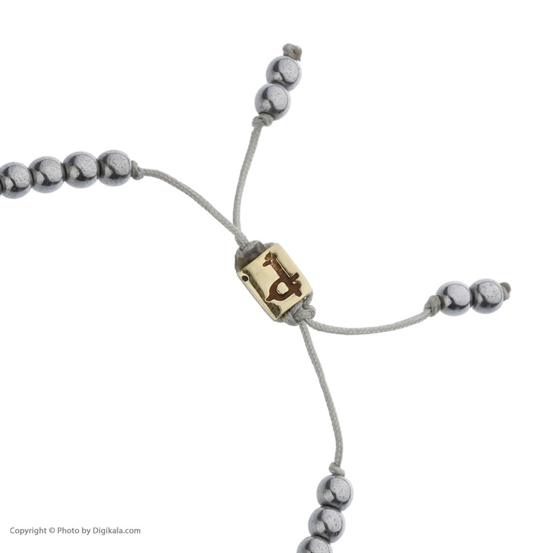 دستبند طلا 18 عیار مردانه پرسته مدل WBB656