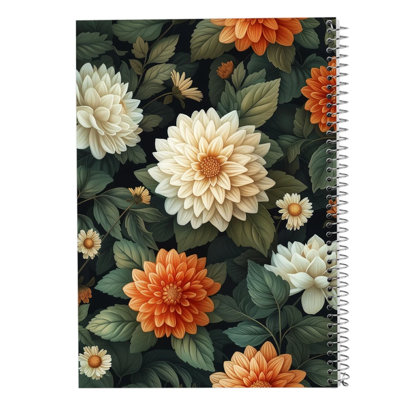 دفتر مشق 50 برگ مدوپد مدل گل کد DF13315