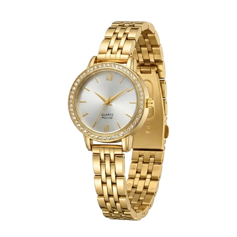 ساعت مچی عقربه‌ای کوارتز زنانه مدل لوکس کلاسیک کد 8