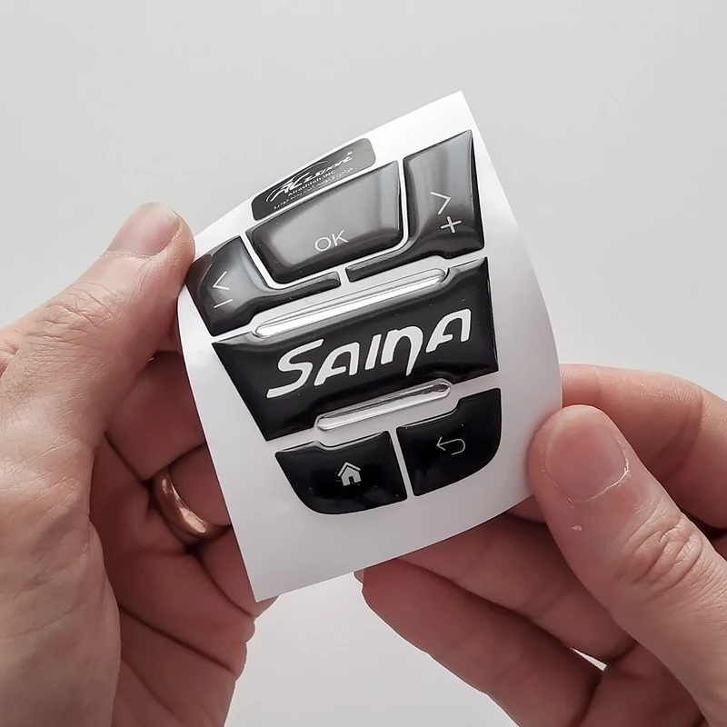 عکس شماره 14 : ماکت کلیدهای کروز و مدیا فرمان آرسی زد اسپرت مدل black402 مناسب برای کوئیک اس مجموعه 16عددی