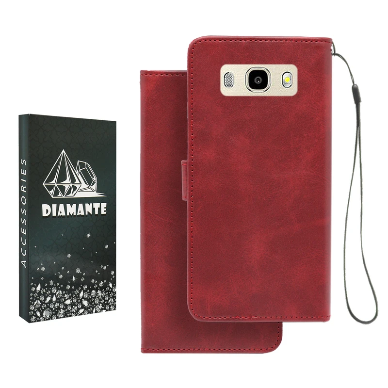  کیف کلاسوری دیامانته مدل Mortand Bk مناسب برای گوشی موبایل سامسونگ Galaxy J510 / J5 2016 