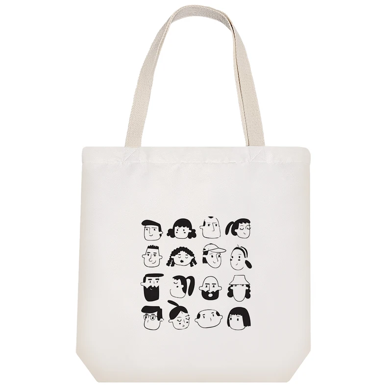 ساک خرید خندالو مدل پرتره انسان ها کد 8563