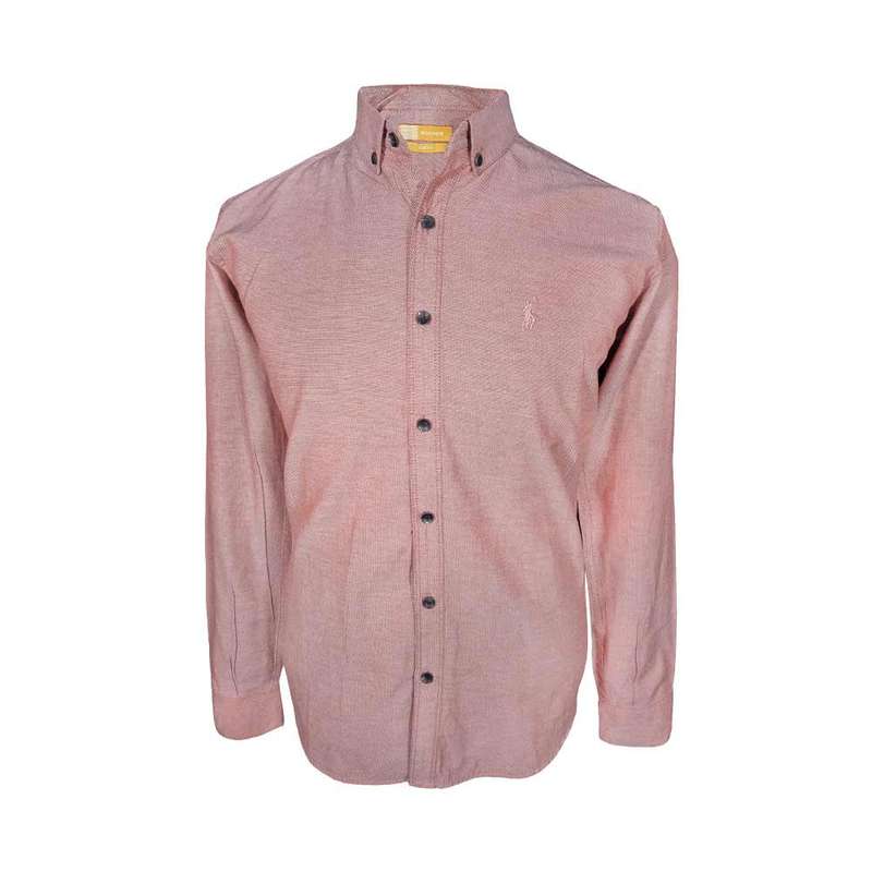 پیراهن آستین بلند مردانه مدل جودون کد 64-124148 رنگ صورتی