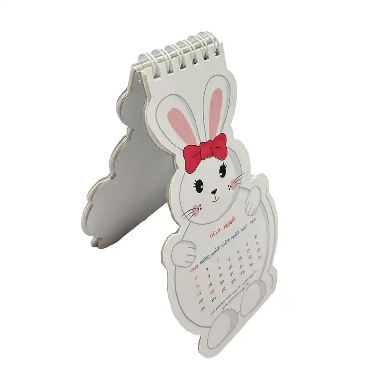 تقویم رومیزی سال 1402 مدل نمادسال-rabbit کد 144237