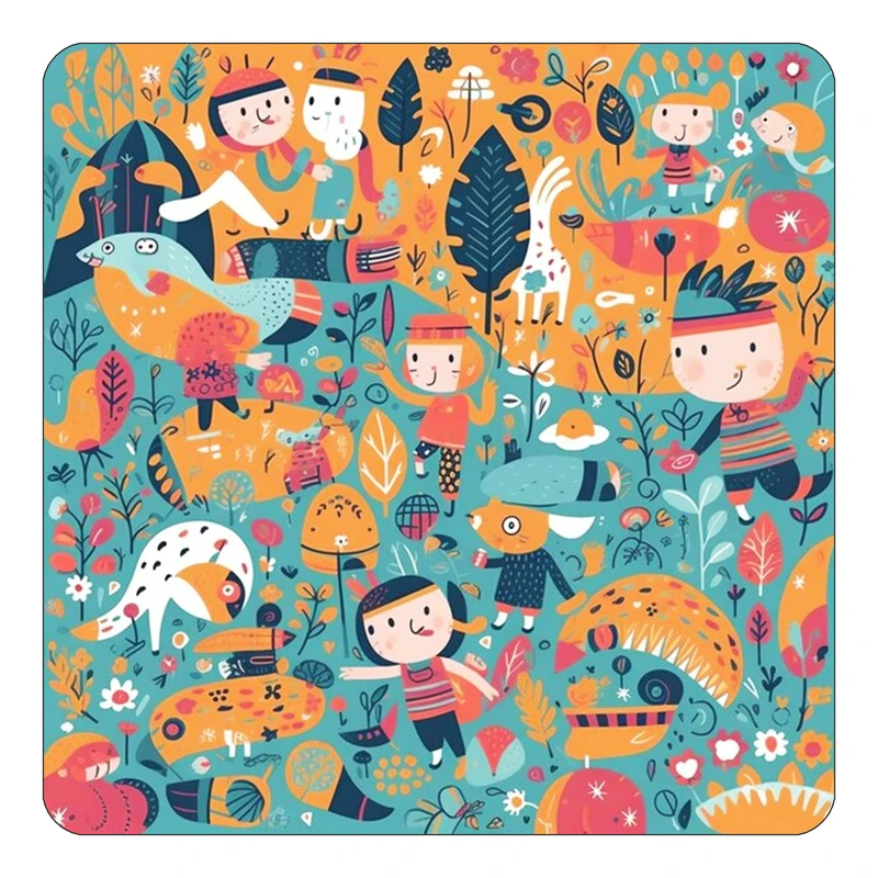 مگنت کاکتی طرح حیوانات رنگی مدل mp26312