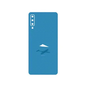 MAHOOT Minimal Paper Airplane Cover Sticker for Samsung Galaxy A7 2018