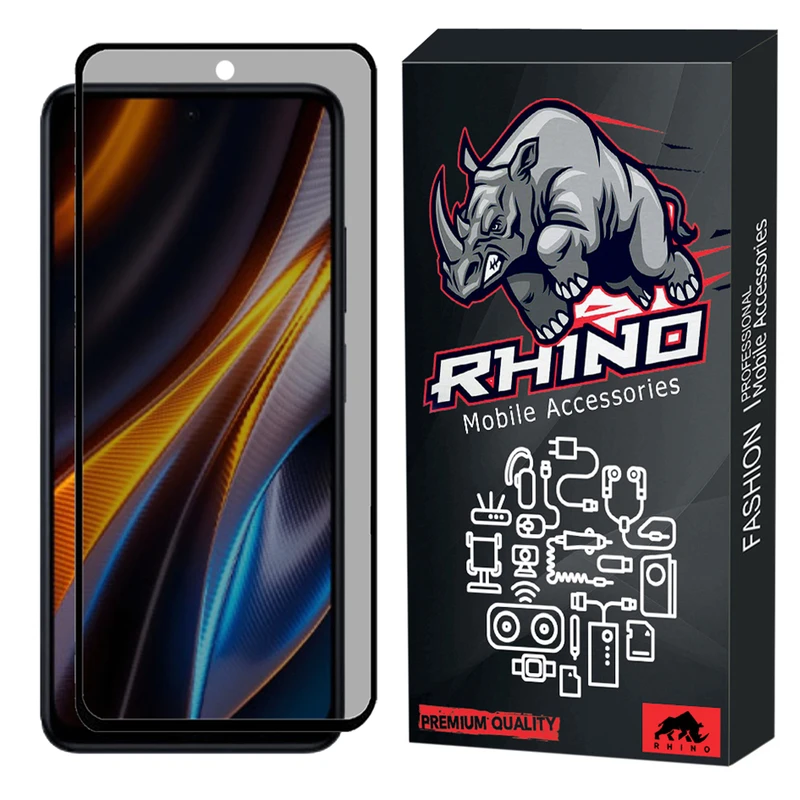 محافظ صفحه نمایش حریم شخصی راینو مدل R-Privacy مناسب برای گوشی موبایل شیائومی Poco X4 GT