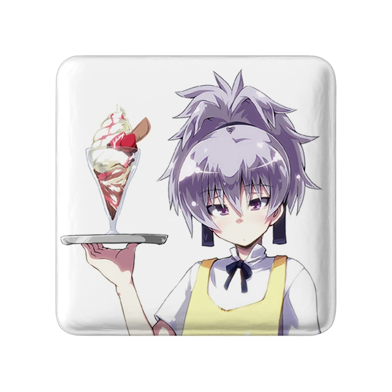 مگنت خندالو طرح یین انیمه تاریک تر از سیاهی Darker Than Black  مدل مربعی کد 22572