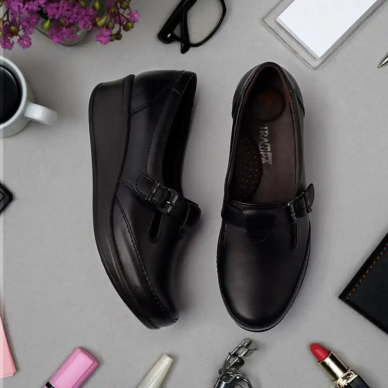 کفش طبی زنانه ایران پا مدل شیدا رنگ مشکی