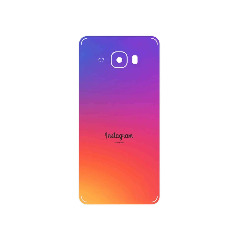 برچسب پوششی ماهوت مدل Instagram مناسب برای گوشی موبایل سامسونگ Galaxy C7