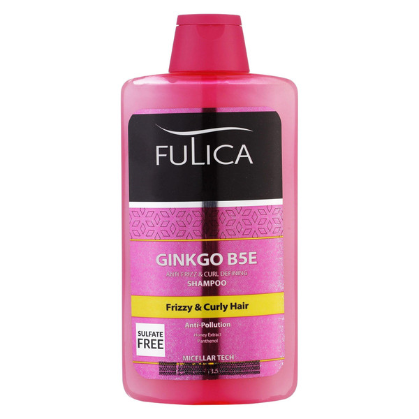 شامپو مو فولیکا مدل GINKGO B5E مخصوص موهای شکننده و مجعد حجم 400 میلیلیتر