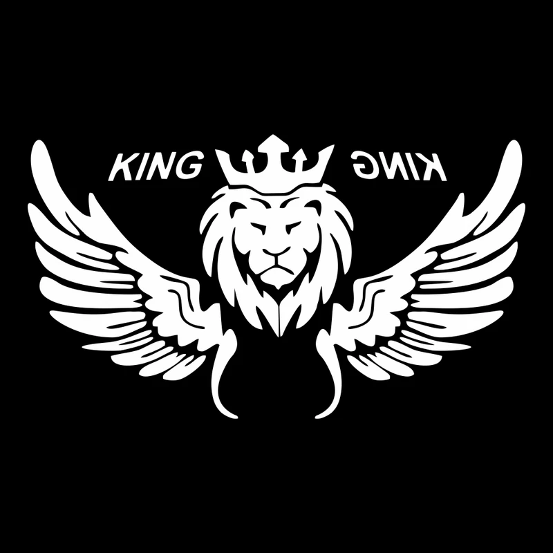 برچسب بدنه خودرو ماتریسیو طرح بال شیر king کد M82