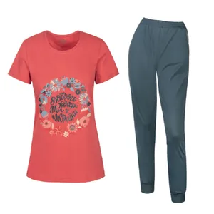 ست تی شرت و شلوار زنانه مدل SABA-3821