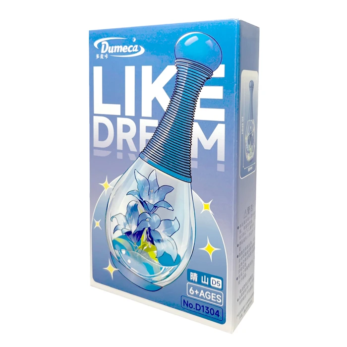 ساختنی 65 تکه دومیکا مدل گل طرح بطری چراغدار