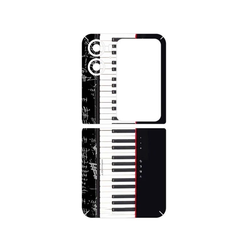 برچسب پوششی ماهوت مدل Piano_Instrument مناسب برای گوشی موبایل اپو Find N2 Flip