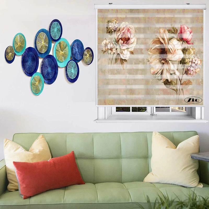 پرده زبرا زیو کد 3D1529 سایز 150X150 سانتی متر