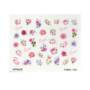 استیکر طراحی ناخن مدل 100