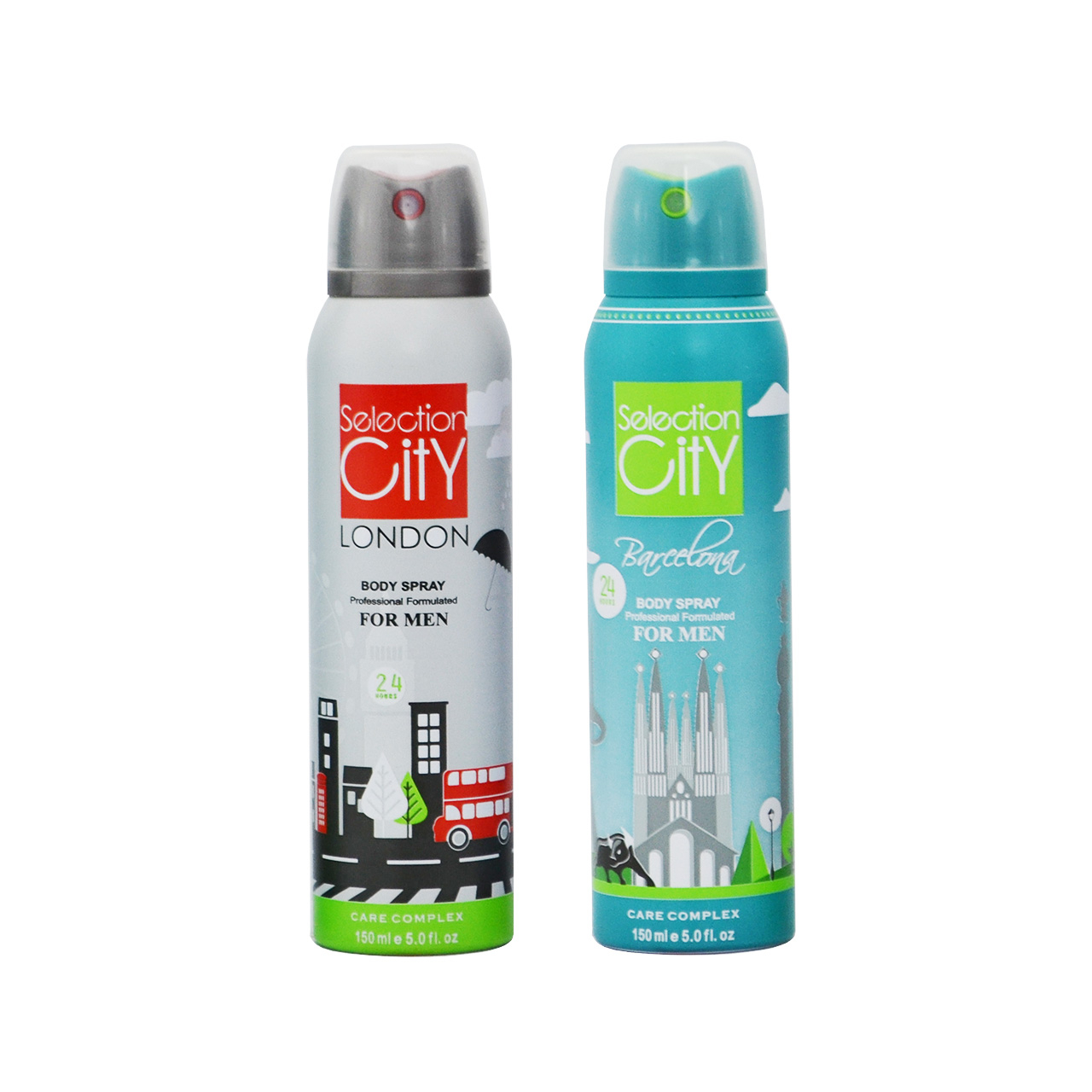  اسپری خوشبو کننده بدن مردانه سلکشن سیتی مدل T1 حجم 150 میلی لیتر مجموعه 2 عددی