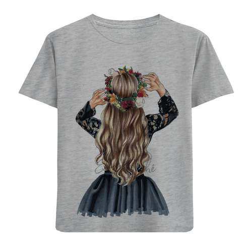 تی شرت دخترانه مدل دختر M08