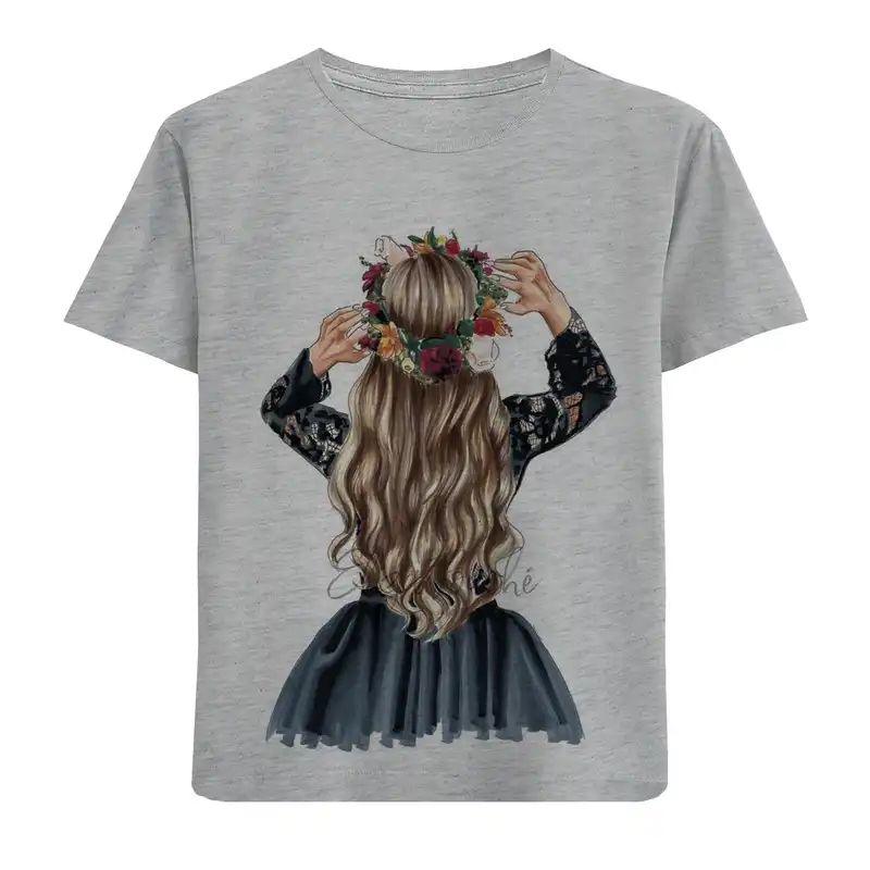 تی شرت دخترانه مدل دختر M08