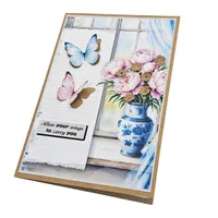 کارت پستال مدل Butterfly طرح سه بعدی