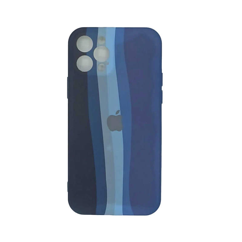 کاو مدل سیلیکونی  طرح ابرنگی مناسب برای گوشی موبایل اپل iphone 12pro