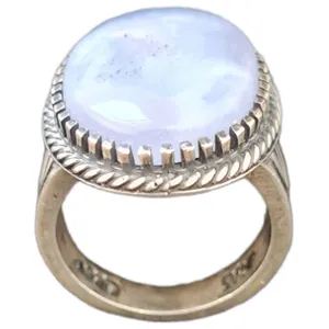 انگشتر نقره مردانه مدل سوسنی