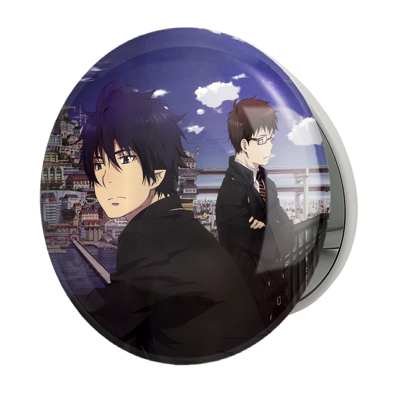 آینه جیبی خندالو طرح رین و یوکیو انیمه جنگیر مدل تاشو کد 16387