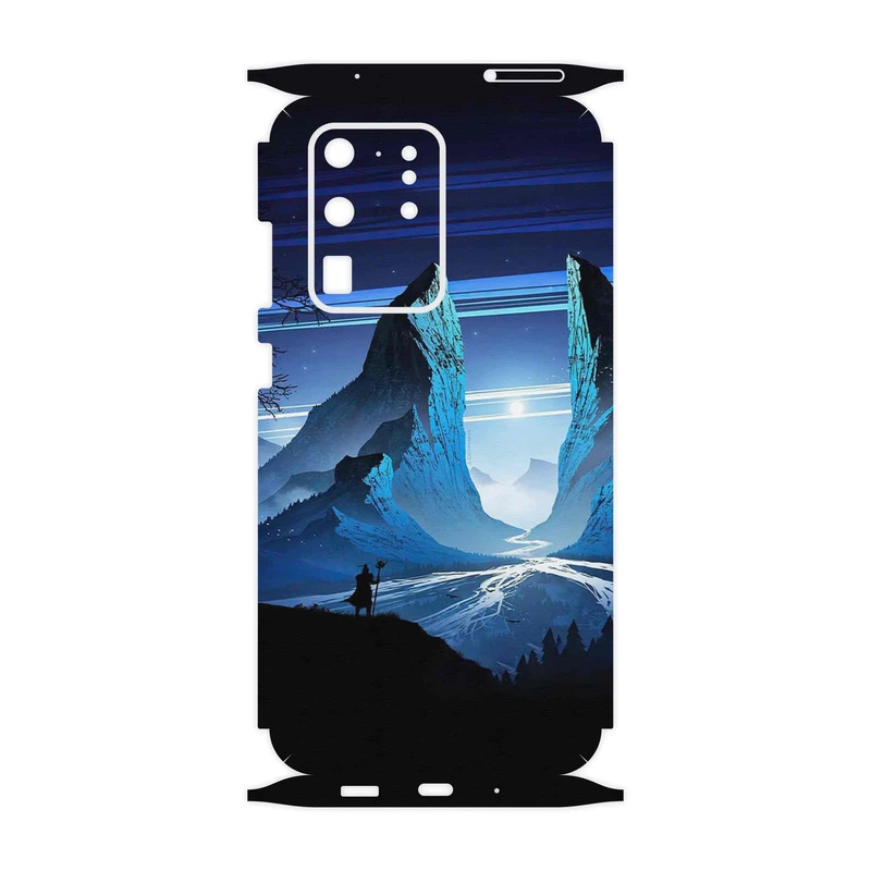 برچسب پوششی ماهوت مدل Blue Mountains Digital Art-FullSkin مناسب برای گوشی موبایل سامسونگ Galaxy S20 Ultra