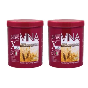 ماسک مو وینا مدل گندم حجم 750 میلی لیتر مجموعه 2 عددی 