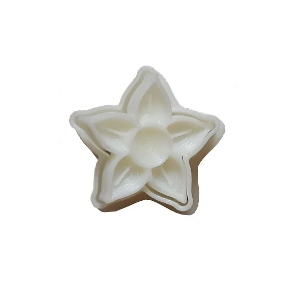 قالب شیرینی به گز مدل نخودچی نخودی گل بهاری مجموعه 2 عددی