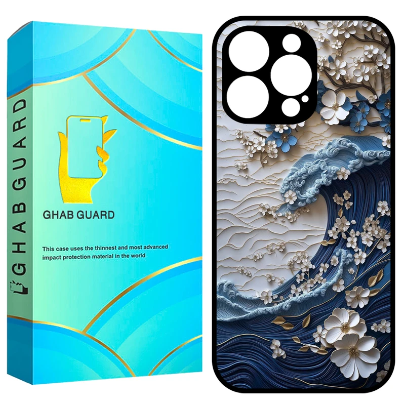 کاور قاب گارد طرح گل مدل GCHP16P مناسب برای گوشی موبایل اپل iPhone 16 Pro