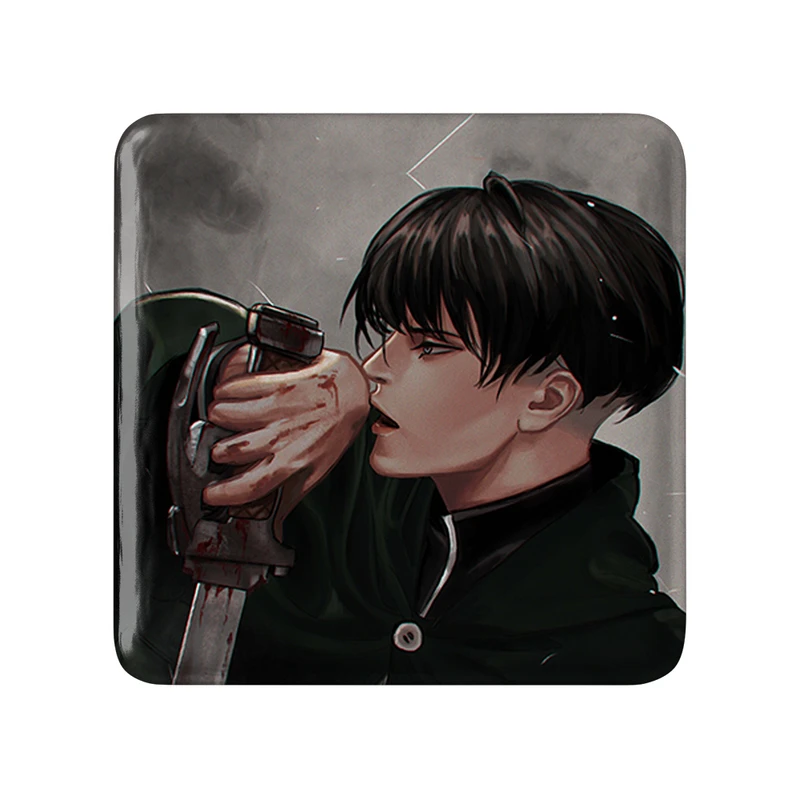 مگنت خندالو طرح لیوای آکرمن انیمه اتک آن تایتان کد 10965