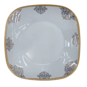 بشقاب خورش خوری چینی پردیس کاشان کد 745 بسته 6 عددی