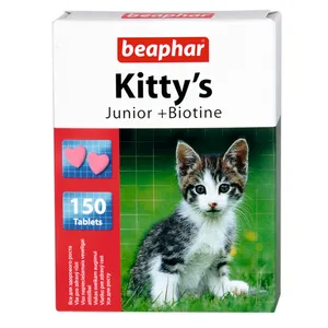 مولتی ویتامین بچه گربه بیفار مدل kittys_150 بسته ۱۵۰ عددی
