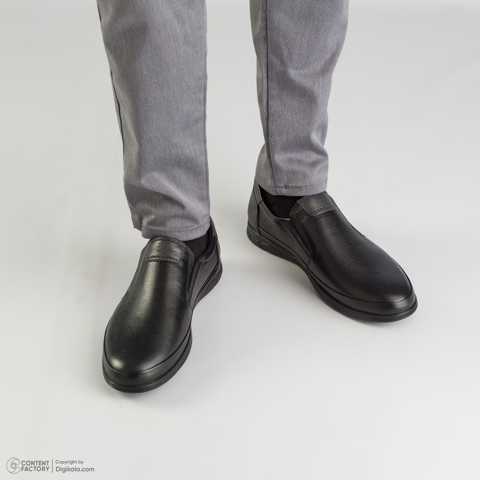 کفش روزمره مردانه چرم یلسان مدل  کامین کد msk-513-GF -  - 4