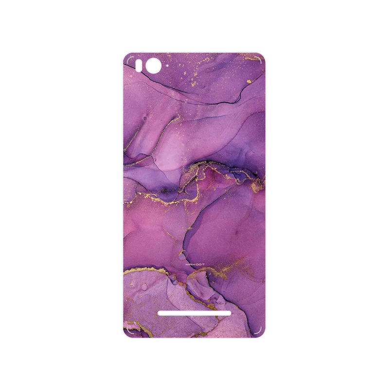برچسب پوششی ماهوت مدل Purple Marble مناسب برای گوشی موبایل شیائومی Mi 4i
