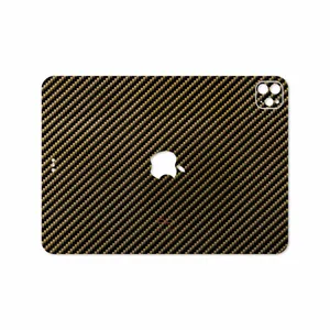 MAHOOT Glossy-Brown-Fiber Cover Sticker for Apple iPad Pro 11 GEN 2 2020 A2068