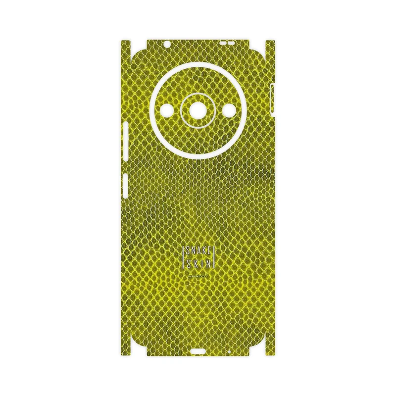 برچسب پوششی ماهوت مدل Yellow Snake Skin-FullSkin مناسب برای گوشی موبایل شیائومی Redmi A3x