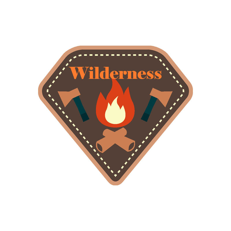برچسب بدنه خودرو رایسان طرح camping کد st0105
