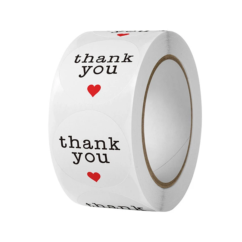 برچسب طرح تشکر مدل S-14 بسته 500 عددی 