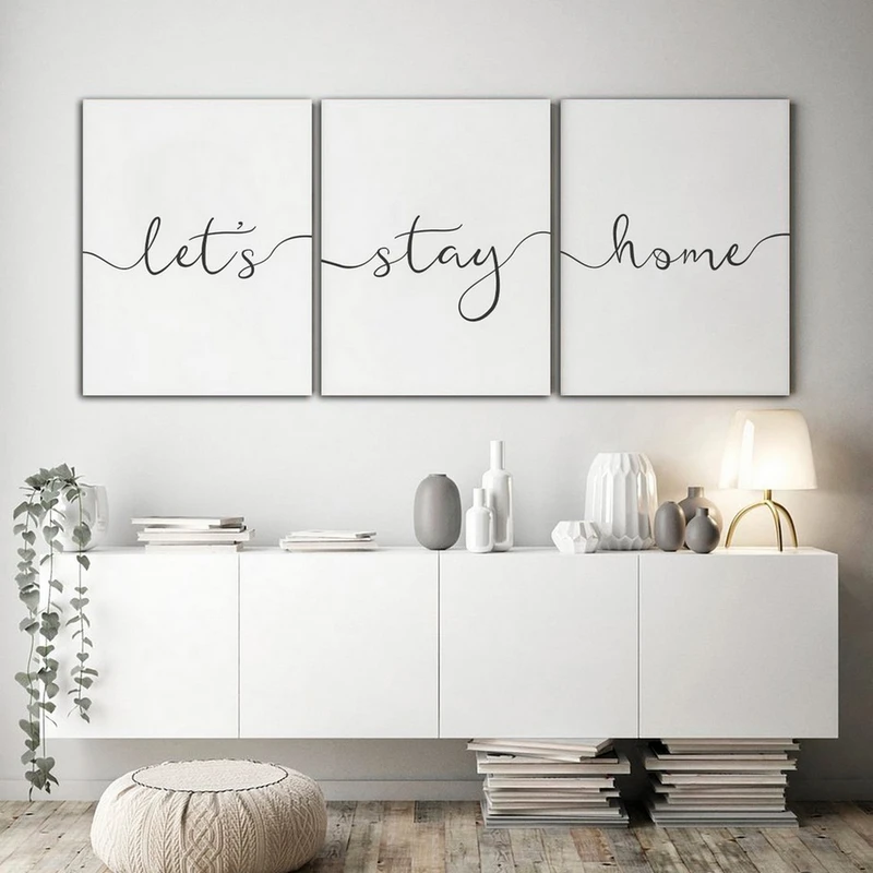 تابلو شاسی بکلیت طرح جمله انگیزشی مدل SH-435 مجموعه 3 عددی