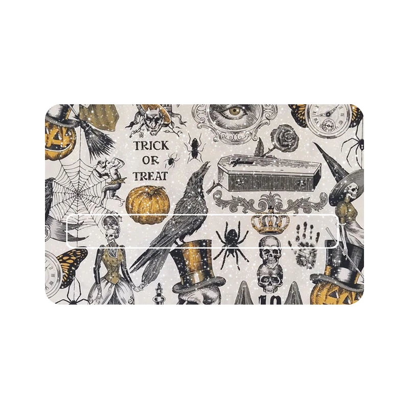 استیکر کارت رایسان مدل اکلیلی طرح هالووین کد sc0019