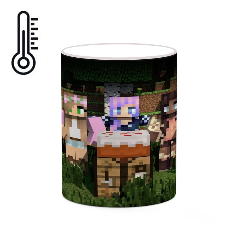 ماگ حرارتی کاکتی طرح ماینکرافت minecraft مدل mgh41538