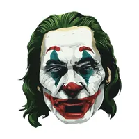 برچسب لپتاپ طرح چهره جوکر کد 904