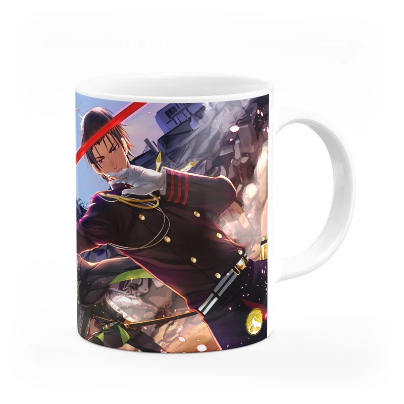 ماگ هومرو طرح انیمه سراف پایان Seraph of the End مدل MG2487