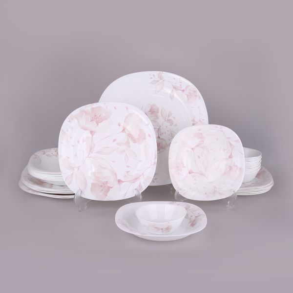 سرویس غذاخوری 25 پارچه گلدن اوپال مدل مرینوس کد Carine