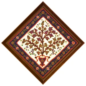 تابلو سوزن دوزی طرح درخت زندگی مدل پته