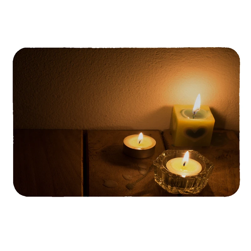  پادری طرح شمع کد 5681 سایز 60 × 40 سانتی‌متر